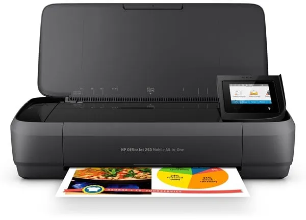 HP Officejet 250 Mobil Allt-i-ett Bläckstråleskrivare Multifunktion - Färg - Bläck