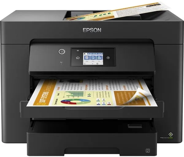 Epson WorkForce WF-7830DTWF A3 Allt-i-ett Bläckstråleskrivare Multifunktion med Fax - Färg - Bläck